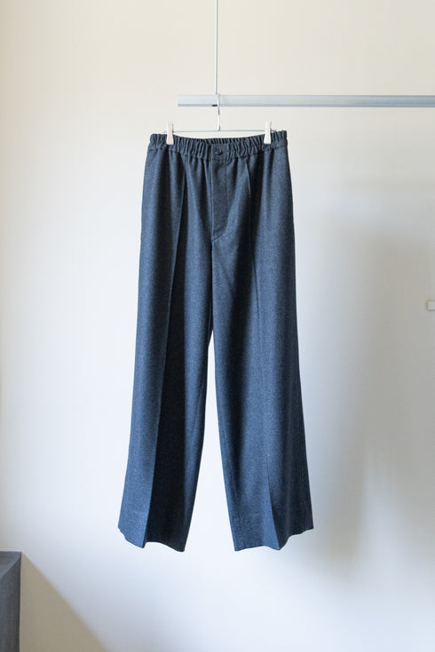 【SHEIK YERBOUTI】"SUPER120'S WOOL FRANNEL EASY TROUSERS"